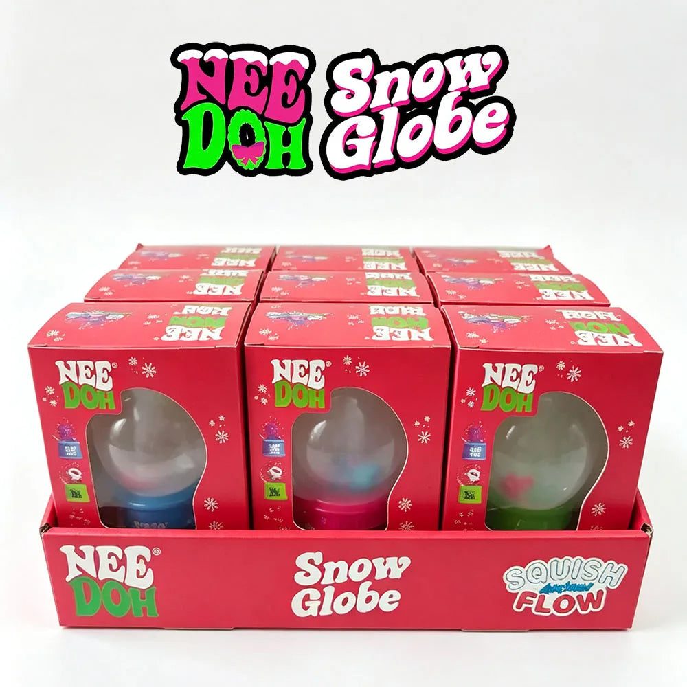 Schylling NeeDoh New Squish Flow Snow Globe