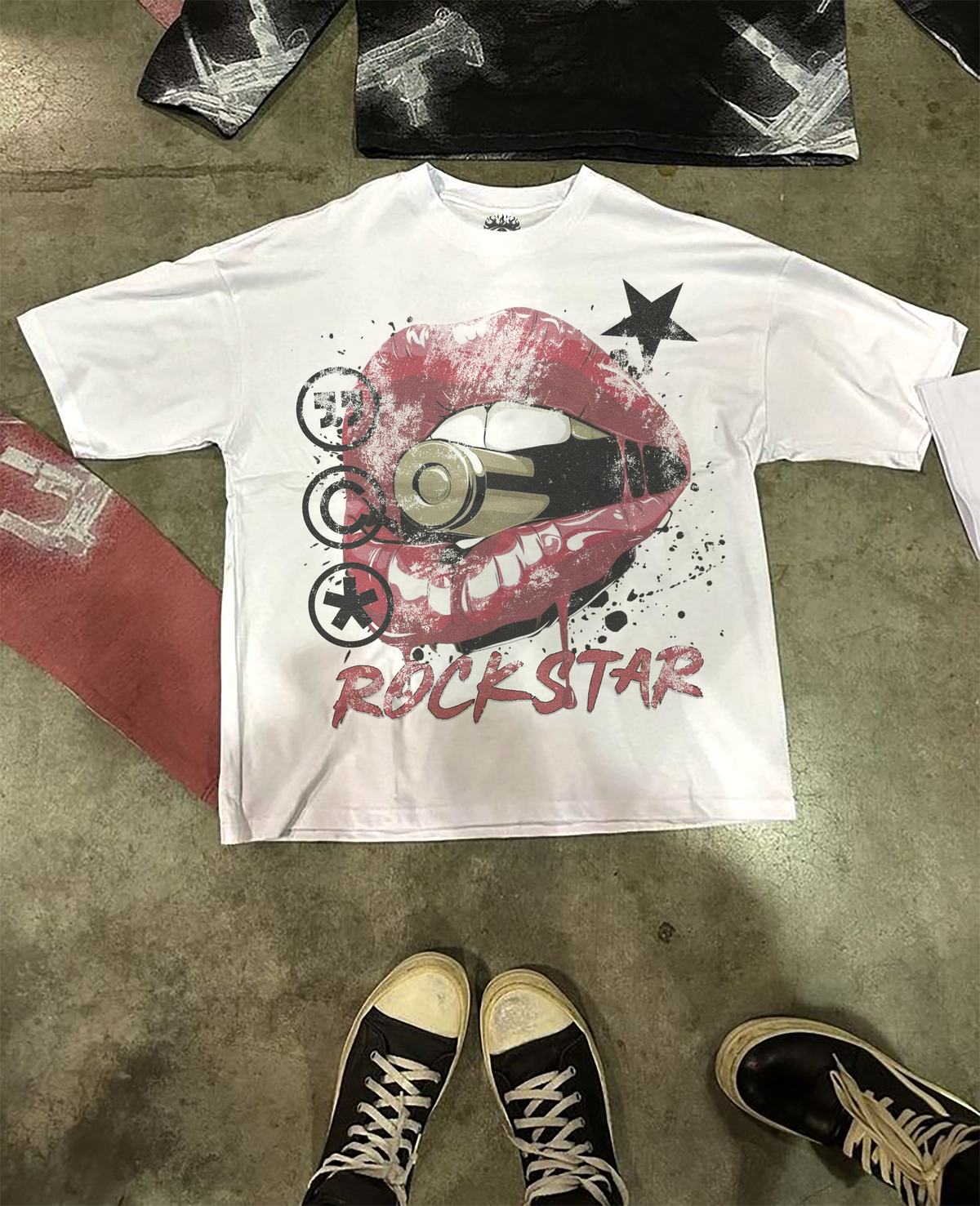 Rockstar Streetwear White Tee