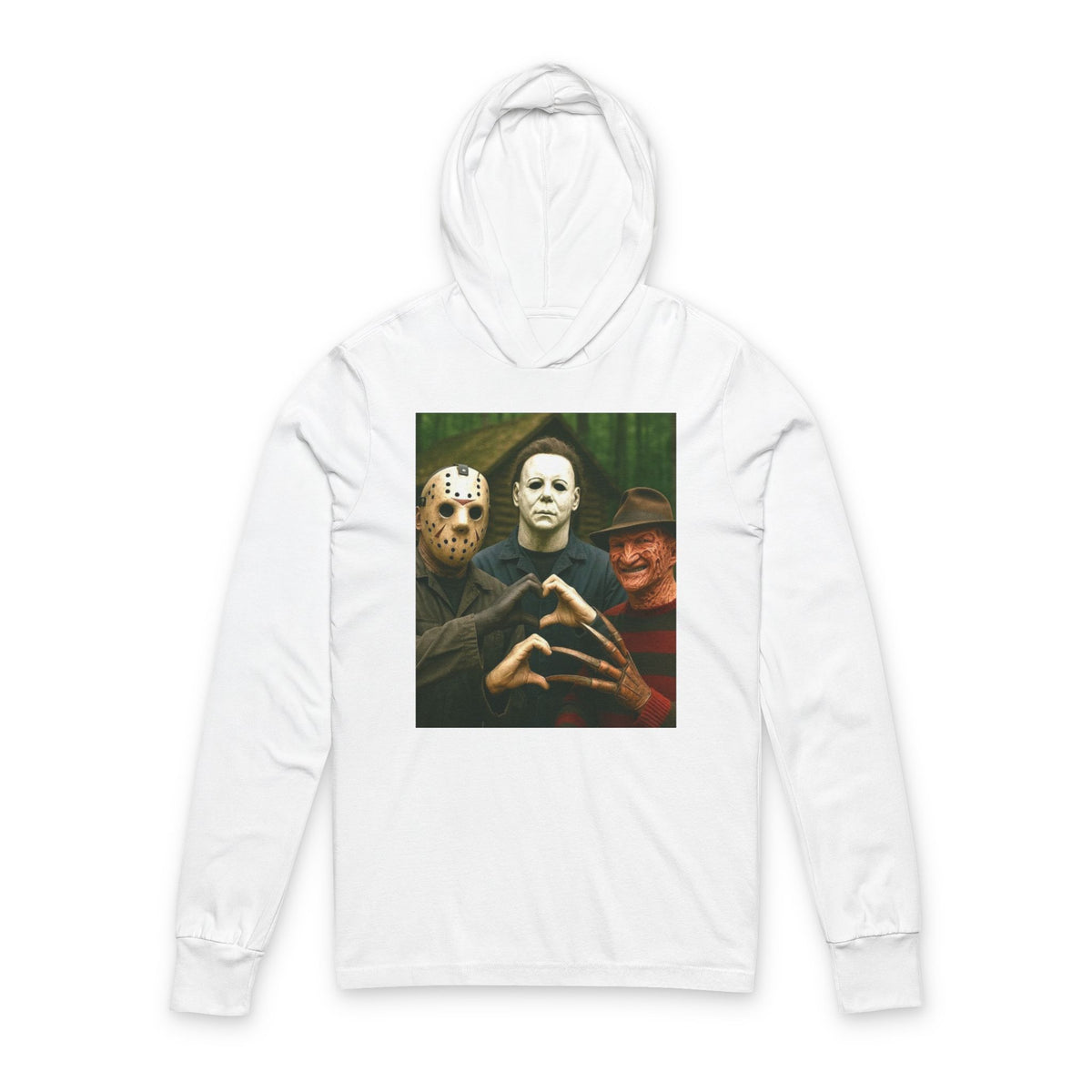 Unisex Hooded Long Sleeve Tee