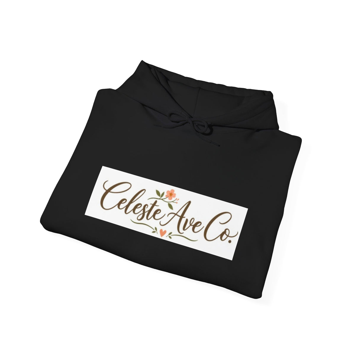 Hoodie — Celeste Ave Co. Floral Logo Pullover