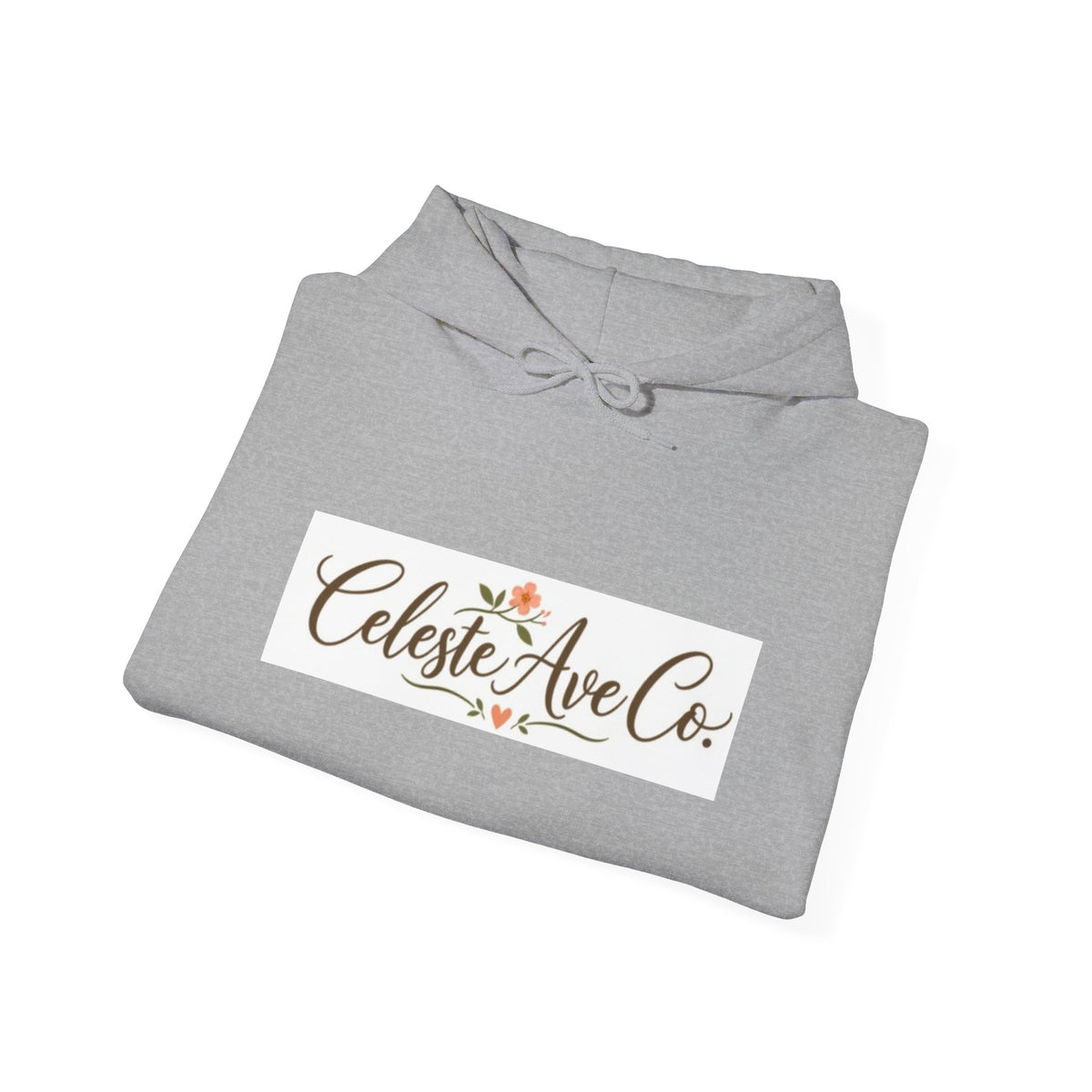 Hoodie — Celeste Ave Co. Floral Logo Pullover