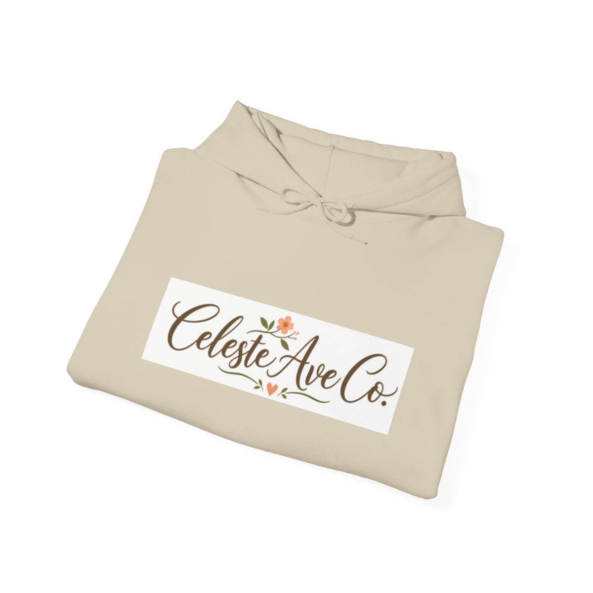Hoodie — Celeste Ave Co. Floral Logo Pullover