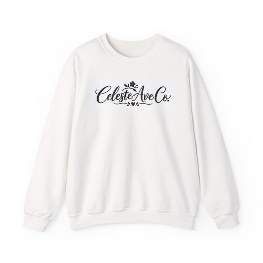 Crewneck Sweatshirt — Celeste Ave Co. Logo Casual Pullover