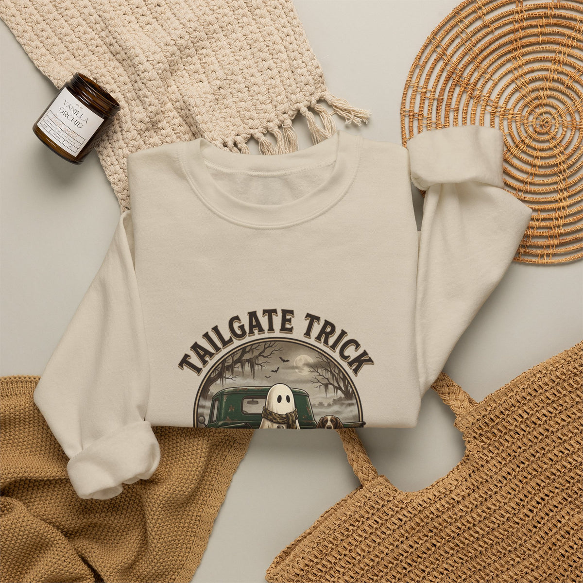Tailgate Trick and Treat Crewneck Sweatshirt