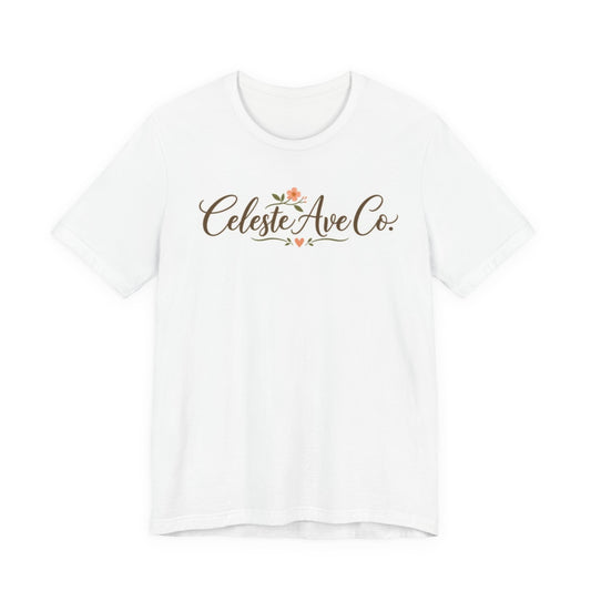 Celeste Ave Co. Floral Logo Tee