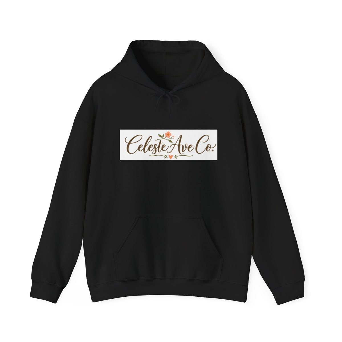 Hoodie — Celeste Ave Co. Floral Logo Pullover