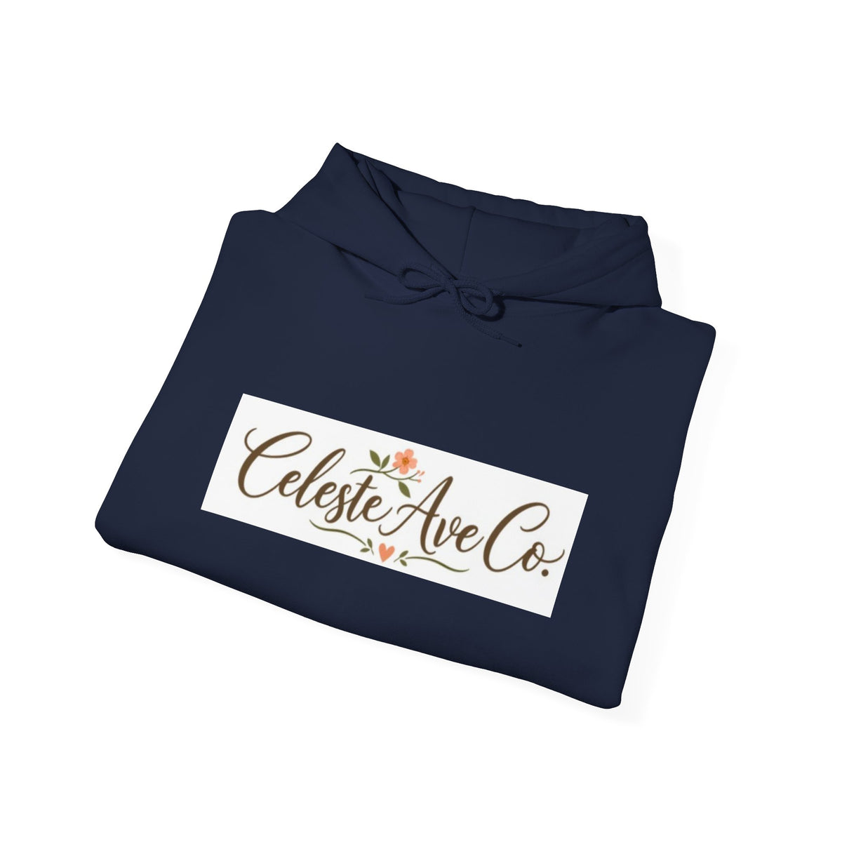 Hoodie — Celeste Ave Co. Floral Logo Pullover