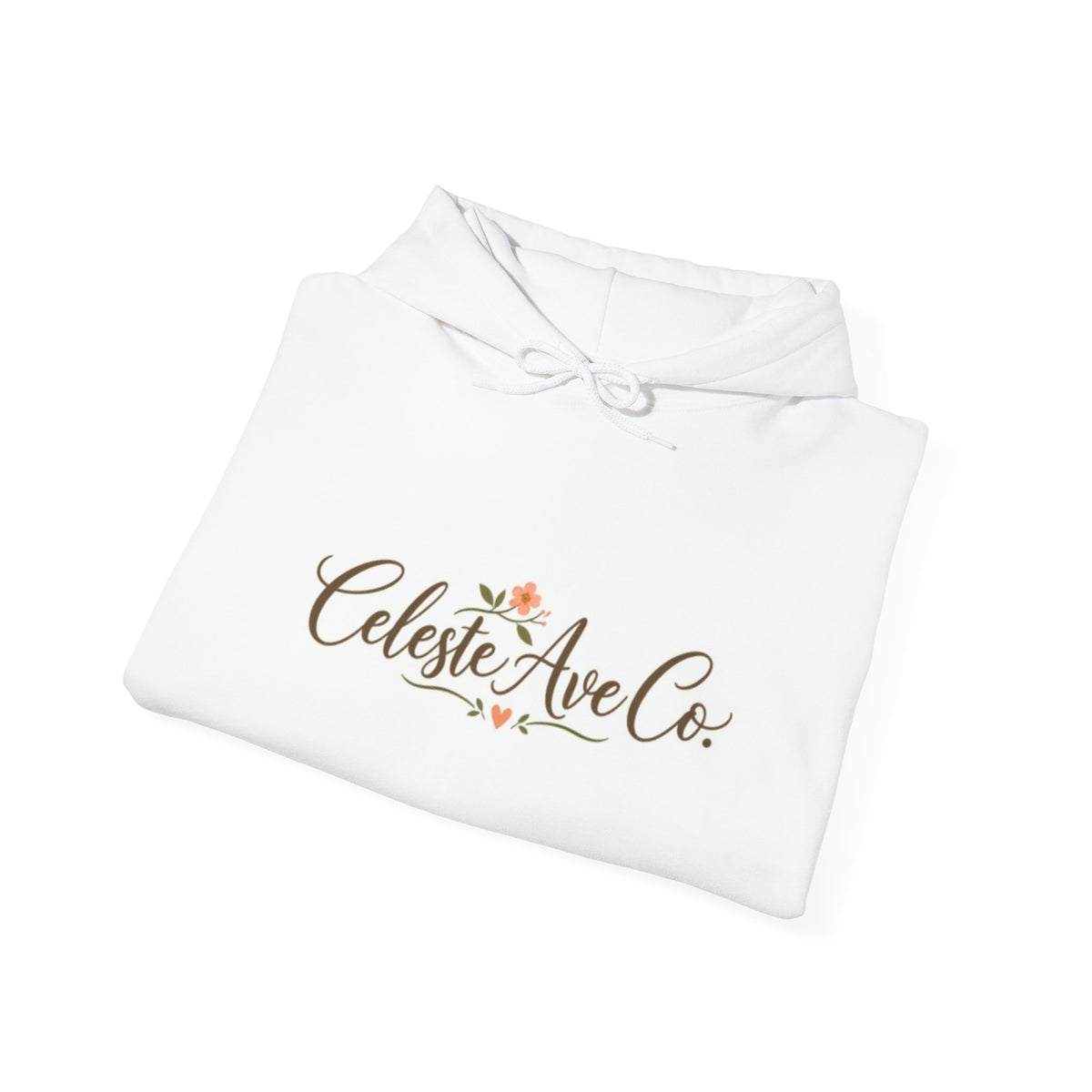 Hoodie — Celeste Ave Co. Floral Logo Pullover