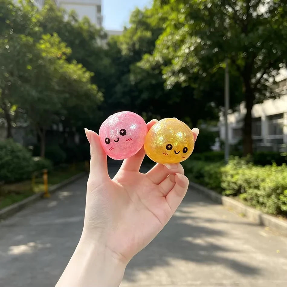 Glitter Dumpling Squishy with Box Dumplings