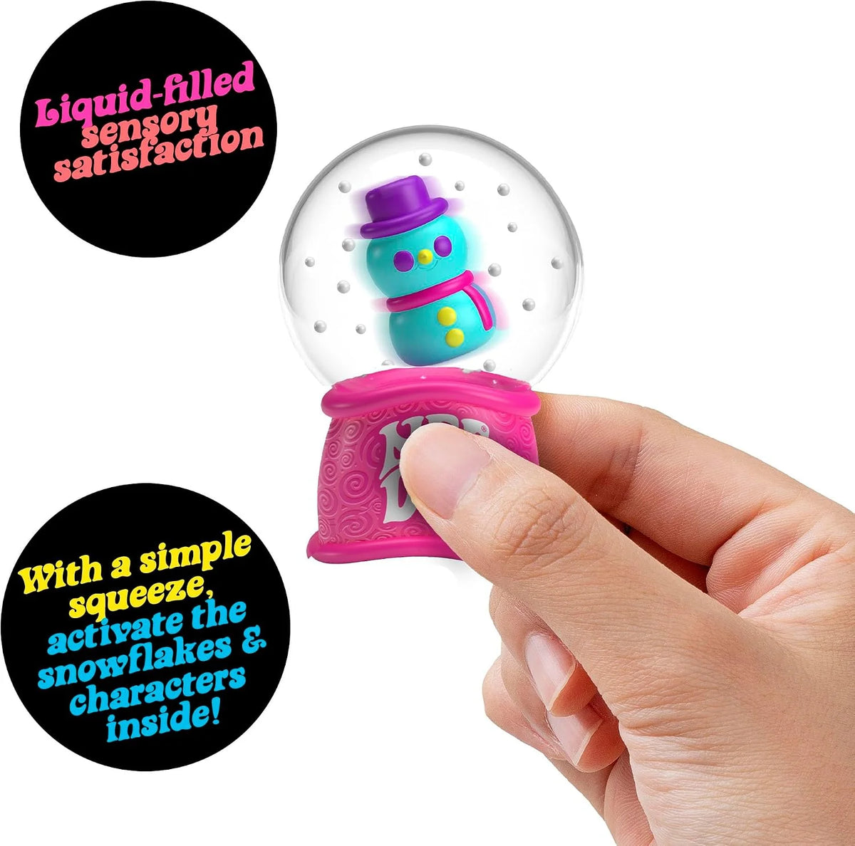 Schylling NeeDoh New Squish Flow Snow Globe