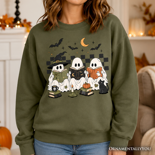 Bookish Ghosts Reading Sweatshirt
