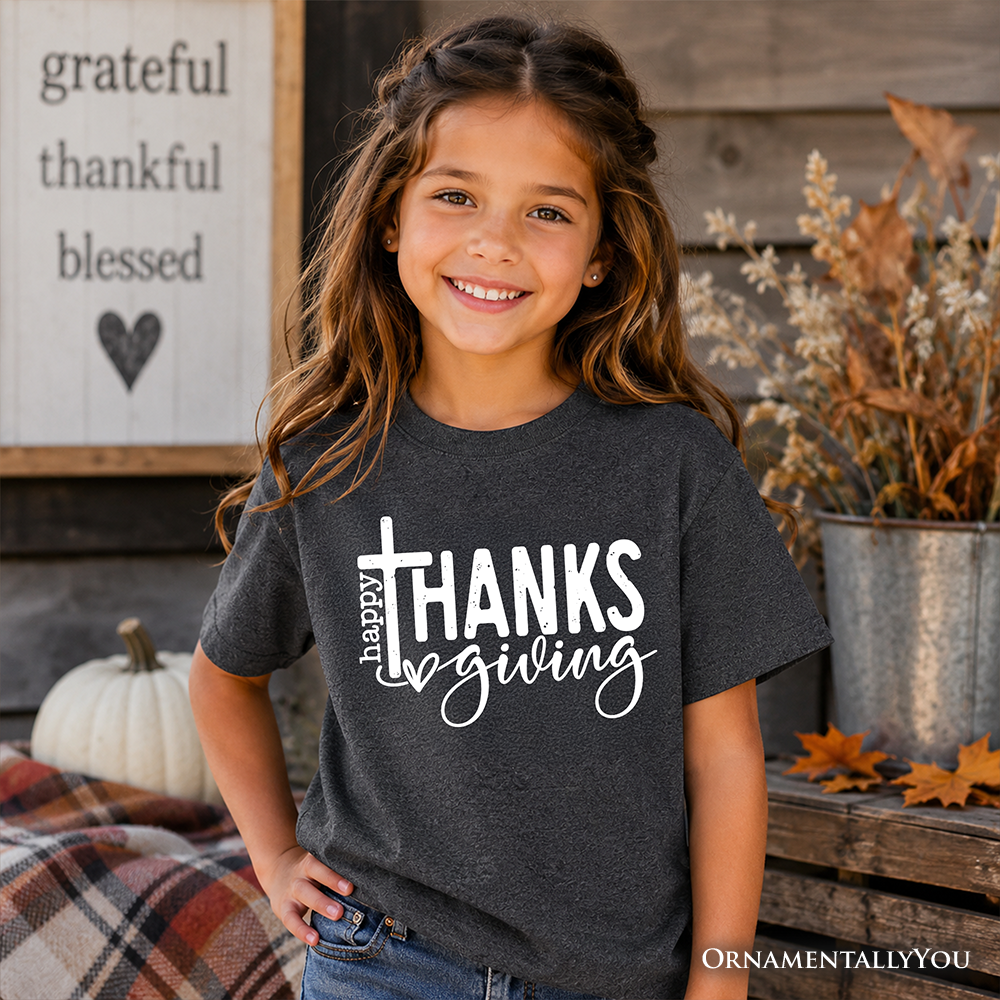 Youth Happy Thanksgiving T-Shirt