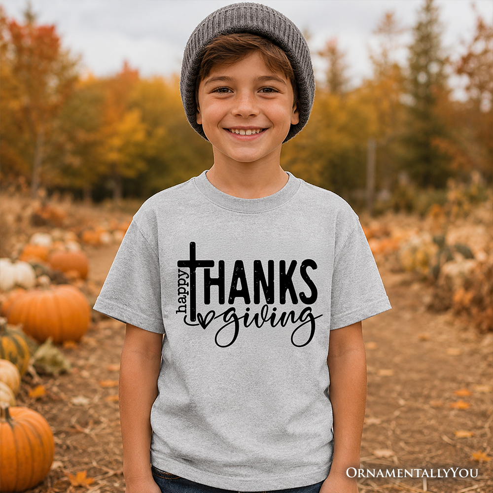 Youth Happy Thanksgiving T-Shirt
