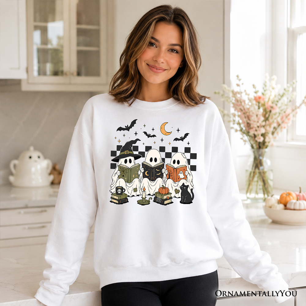 Bookish Ghosts Reading Sweatshirt