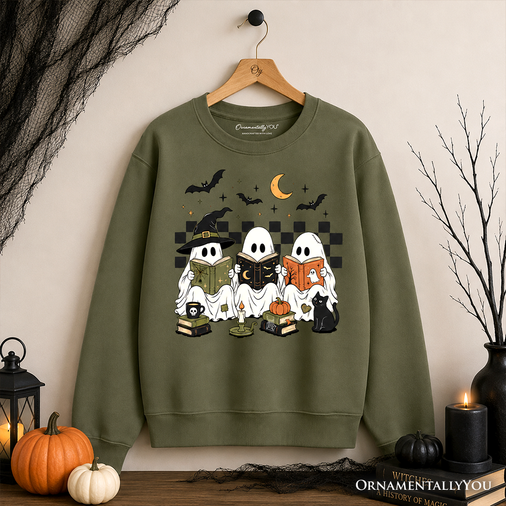 Bookish Ghosts Reading Sweatshirt