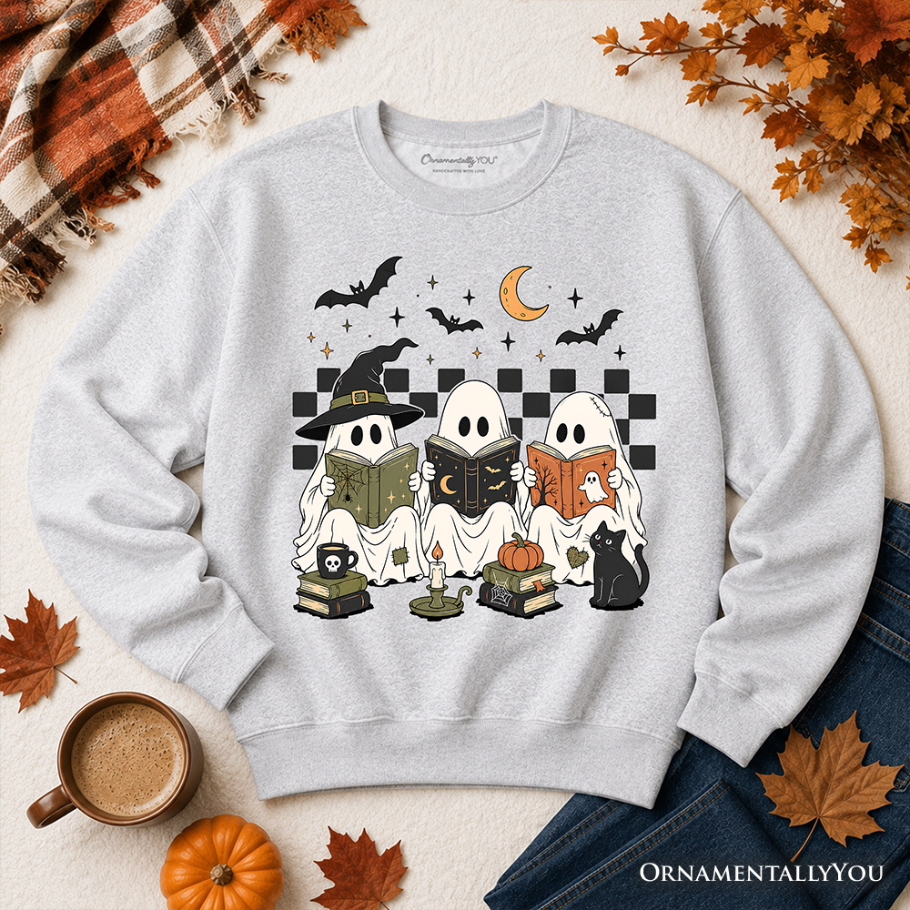 Bookish Ghosts Reading Sweatshirt
