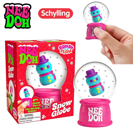 Schylling NeeDoh New Squish Flow Snow Globe