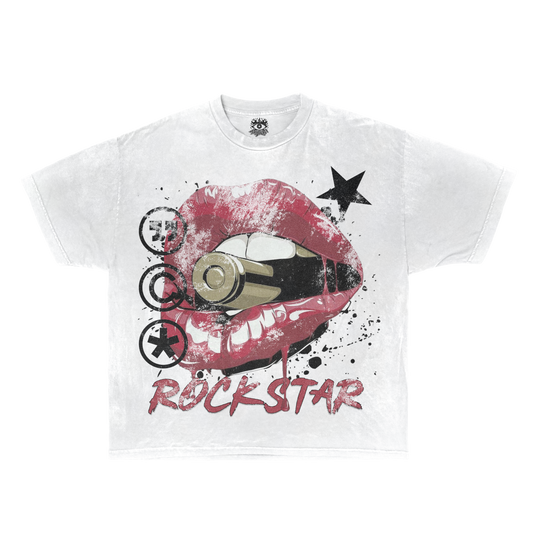 Rockstar Streetwear White Tee