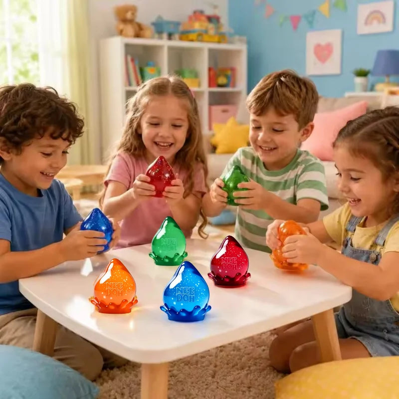 Schylling Needoh Nice Ice Baby 4 Pack Teenie Cube